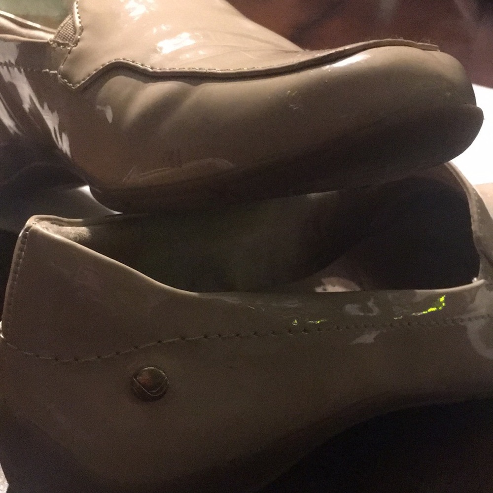 Nude patent leather flats - Picture 4 of 4
